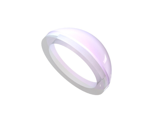 Si Material Positive Meniscus Lens 632.8nm Low Spherical Aberration Lens