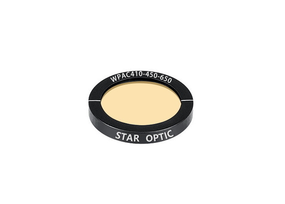 550-750nm Achromatic Quarter Wave Plate 13.5mm Low Temperature Sensitivity