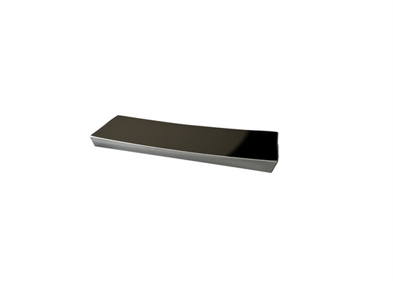Plano concave mirror with protected silver reflective coating