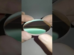 Plano Sferisch Glas Lens UV Fused Silica 546.1nm In Emitters