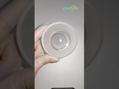 CaF2 Sferische glazen lens 12,7 mm UV Fused Silica Lens Negatieve brandpuntlengte